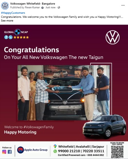 Volkswagen Happy Customer
